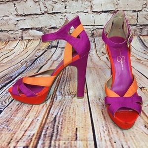 Jessica Simpson Platform Ankle Strap 6.5